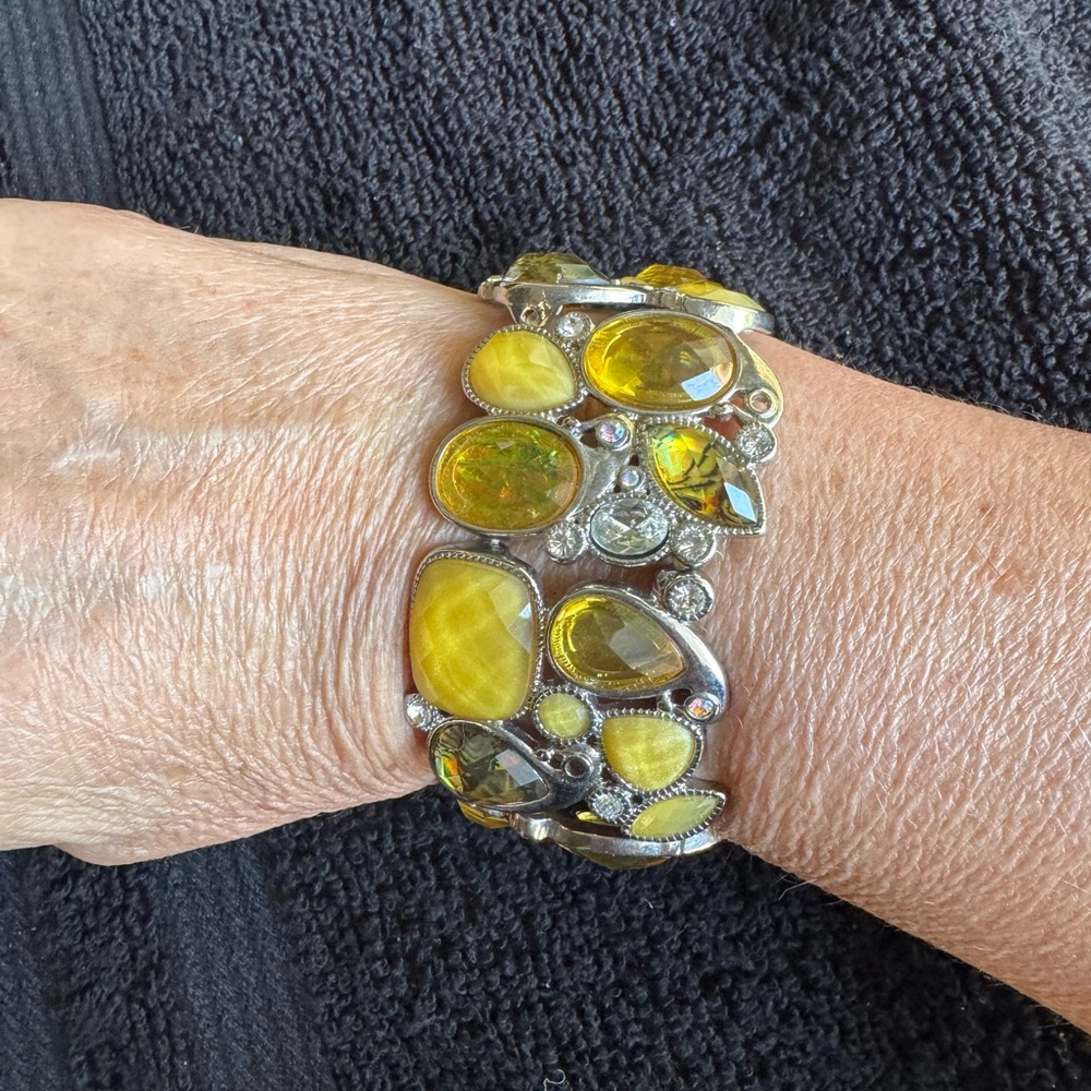 Park Lane, Silver with earth tone Gemstone Bracelet